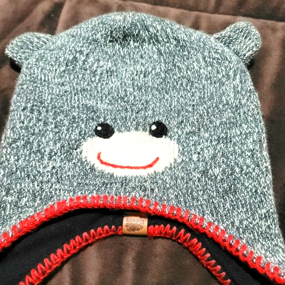 Roots Kids Winter Monkey Hat Size 3 - 5 Years